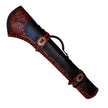 Hulara 35 Inch Black Basket Weave Leather Rifle Scabbard | Western Hand-Tooled Gun Case | Fits Winchester 1894 Marlin 336 1895 Henry Long Ranger 16-26 Inch Barrel | Saddle ATV Rifle Cases