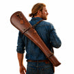 Hulara 33" Leather Rifle Scabbard Lever Action – Western Handmade Gun Case | Full Grain Leather Rifle Case | Fits Winchester, Marlin, Henry 16-24 Inch Barrel | Saddle & ATV Mount