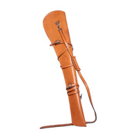Hulara 35 Inch Plain Brown Leather Rifle Scabbard | Handmade Western Gun Case | Fits Winchester 1894 Marlin 336 Henry Bi