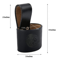 Hulara Full Grain Buff Leather Hammer Holder Hammer Holder for Tool Belt Tool Case Hammer Holster Battle Axe Hatchet Sheath Viking Axe Small Hammer Leather Tool Holster - 2