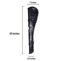 Hulara Genuine Handcraft Leather Rifle Case Western Scabbard fits 16 to 20 Inch Barrel Length Lever Action Rifle Shotgun Sheath Winchester Case for Wild Bunch Shooting - 8