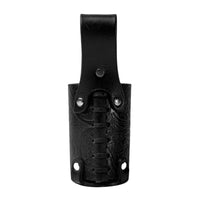 Hulara Full Grain Buff Leather Beer Holster Small Bottle Holster for Men Cowboy Beer Holder for Travel/Outdoor Beer Holster Belt - 2
