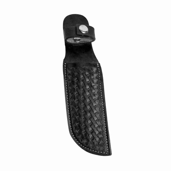 Hulara_Genuine Leather Case Handmade Real Leather Knife Sheaths with Belt Loop Pocket Knife Holder for Belt 4.7" Blade Fits Knife Holster..