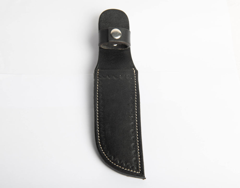 Hulara_Genuine Leather Case Handmade Real Leather Knife Sheaths with Belt Loop Pocket Knife Holder for Belt 4.5