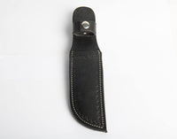 Hulara_Genuine Leather Case Handmade Real Leather Knife Sheaths with Belt Loop Pocket Knife Holder for Belt 4.5
