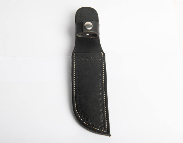 Hulara_Genuine Leather Case Handmade Real Leather Knife Sheaths with Belt Loop Pocket Knife Holder for Belt 4.5" Blade Fits Knife Holster..