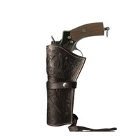 Hulara Leather Western Gun Holster Right Left Set Heritage Rough Rider .Colt SAA Wrangler Single Six - 4