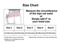 Hulara Genuine Leather Western Gun Belt Concealed Carry Gun Holster Belt for Men Women Cowboy Costume Revolver Holster Pistol Tactical Hoslter - 4