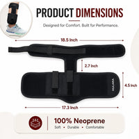 Hulara Ankle Holster for Deep Concealment Inside Boot Holster Fits Glock 43 26 19, Ruger LCP, SIG P365,P238, Springfield