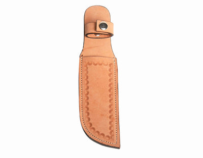 Hulara_Genuine Leather Case Handmade Real Leather Knife Sheaths with Belt Loop Pocket Knife Holder for Belt 4.5" Blade Fits Knife Holster