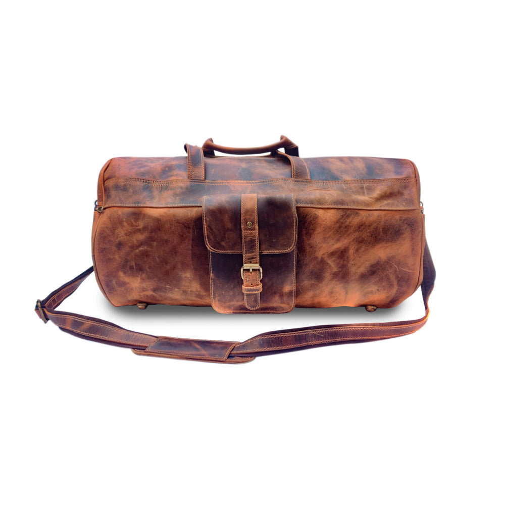 Hulara Full Grain Buff Leather Messenger Bag For Men And Women Shoulder Bags For Business|Travel|Office