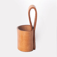 Hulara Full Grain Buff Leather Hammer Holder Hammer Holder for Tool Belt Tool Case Hammer Holster Battle Axe Hatchet Sheath Viking Axe Small Hammer Leather Tool Holster. - 2