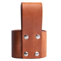 Hulara Full Grain Buff Leather Hammer Holder Hammer Holder for Tool Belt Tool Case Hammer Holster Battle Axe Hatchet Sheath Viking Axe Small Hammer Leather Tool Holster - 4