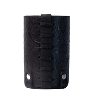 Hulara Beer Holder Full Grain Buff Leather Beer Holster Bottle Holster for Men Cowboy for Travel/Outdoor Beer Bottle Holder Belt Buckle. - 2