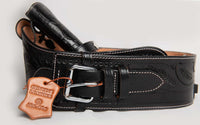 Hulara Western Gun Holster .45 Auto .45 ACP 44/45 Caliber Cowboy Holster for Revolver Full Grain Buff Leather Gun Holster with Belt for Men - 11