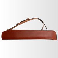 Hulara Real Leather Rifle Scabbard for Lever Action Rifle Case Shotgun Scabbard Carved Saddle Scabbard For Henry Big Boy Rifle With Padded Interior Protection (Brown_2, Solid) - 8