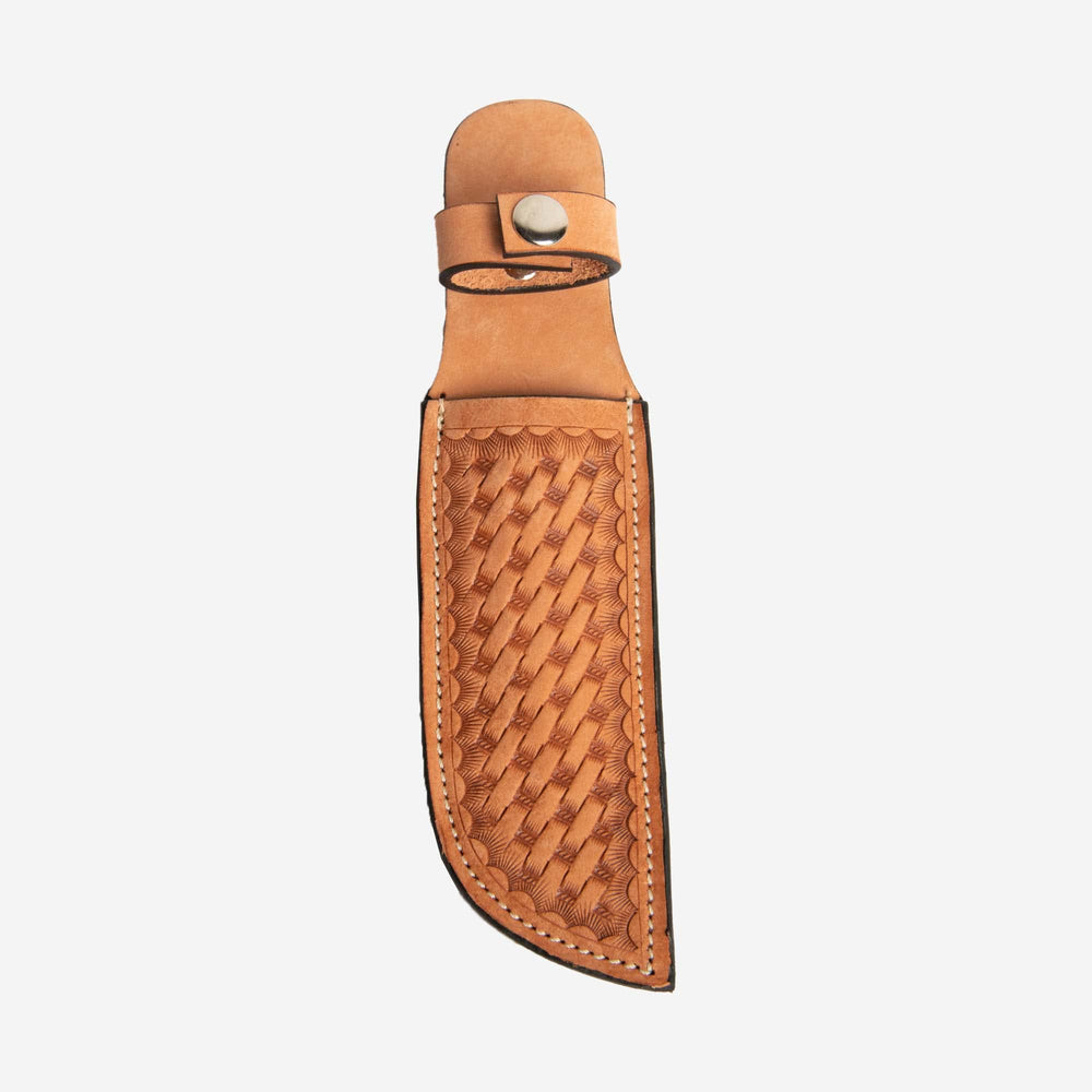 Hulara_Genuine Leather Case Handmade Real Leather Knife Sheaths With Belt Loop Pocket Knife Holder For Belt 4.7
