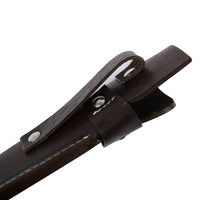 Hulara Genuine Leather Knife Sheath Handmade Real Leather Knife Sheaths with Belt Loop Pocket Knife Sheath for Belt 7 Inch Approx Blade Fits Knife Holster Shop Knife Sheaths.. - 4