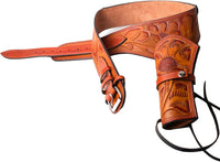 Hulara Full Grain DD Harness Buff Leather Western Gun Holster for Men Heritage Rough Rider 357 Magnu - 19