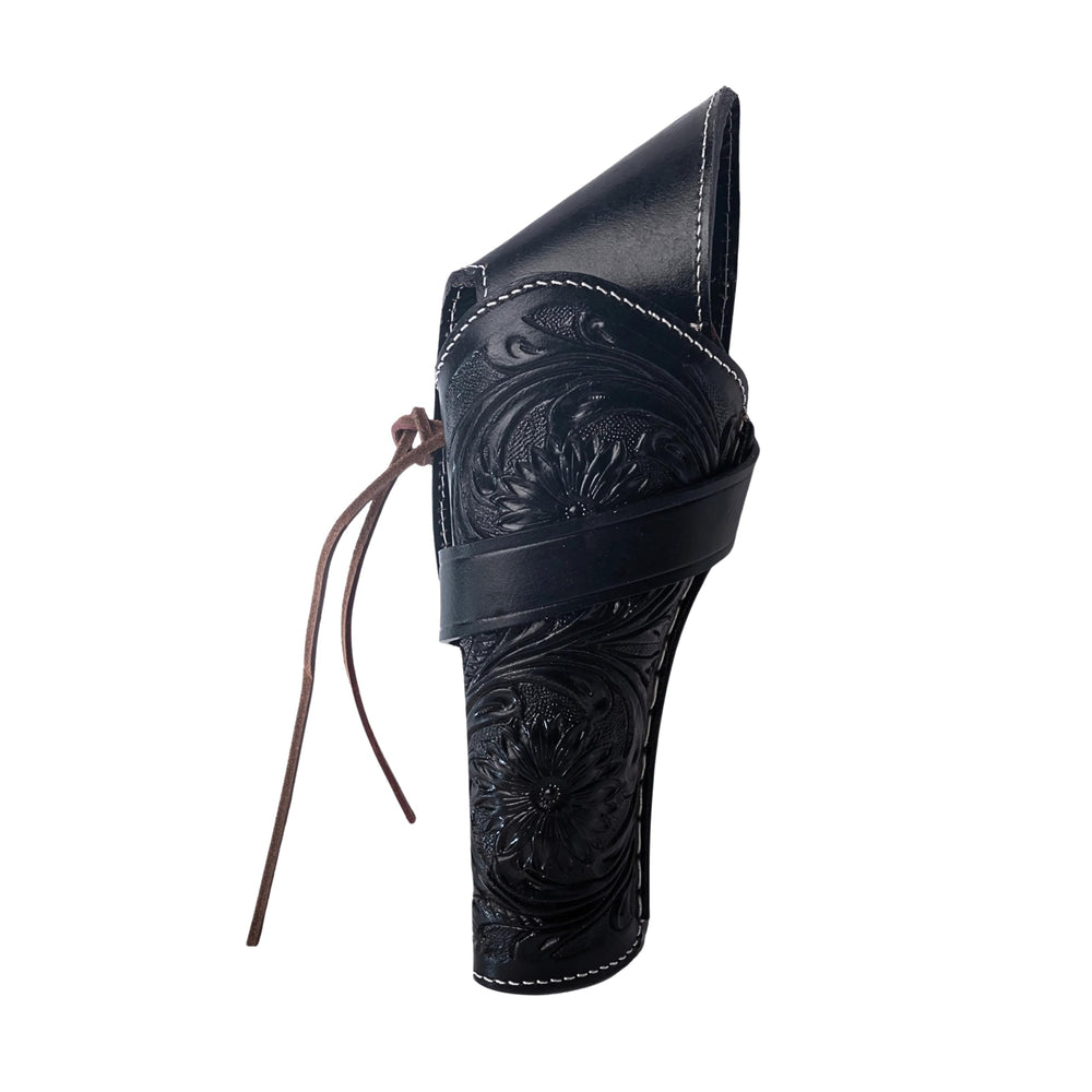 Hulara Full Grain Buff Leather Cross Draw Holster Gun Holder 22 .38/357 .44/45 Cal Revolver Gun Western Holster Fit 4