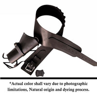 Hulara Genuine Leather Western Gun Belt Concealed Carry Gun Holster Belt for Men Women Cowboy Costume Revolver Holster Pistol Tactical Hoslter - 8