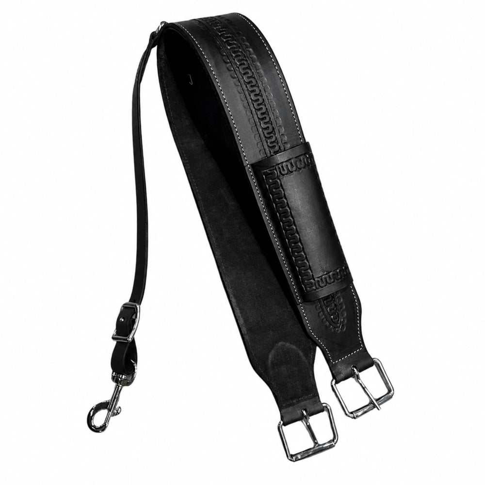 Hulara Cinch Belt Black Zig Zag