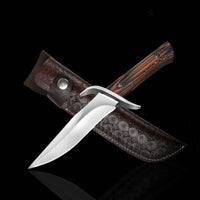 Hulara_Genuine Leather Case Handmade Real Leather Knife Sheaths with Belt Loop Pocket Knife Holder for Belt 10" Blade Fits Knife Holster. - 6