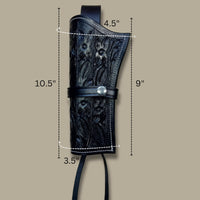 Hulara Leather Western Gun Holster Heritage Rough Rider .Colt SAA Wrangler Single Six Vaquero Uberti Cattleman Cowboy Holsters for 5.5