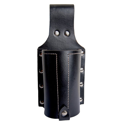 Hulara Beer Holder Full Grain Buff Leather Beer Holster Bottle Holster for Men Cowboy for Travel/Outdoor Beer Bottle Holder Belt Buckle