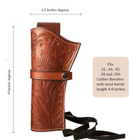 Hulara Leather Western Gun Holster Heritage Rough Rider .Colt SAA Wrangler Single Six Vaquero Uberti Cattleman Cowboy Holsters for 4.75