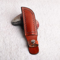 Hulara_Genuine Leather Case Handmade Real Leather Knife Sheaths With Belt Loop Pocket Knife Holder For Belt 4.7