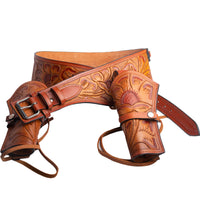 Hulara Full Grain DD Harness Buff Leather Western Gun Holster for Men Heritage Rough Rider 357 Magnu - 8