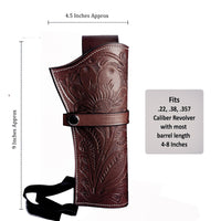 Hulara Leather Western Gun Holster Heritage Rough Rider .Colt SAA Wrangler Single Six Vaquero Uberti Cattleman Cowboy Holsters for 4.75