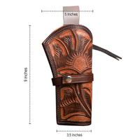 Hulara Leather Western Gun Holster Heritage Rough Rider .Colt SAA Wrangler Single Six Vaquero Uberti Cattleman Cowboy Holsters for 4.75