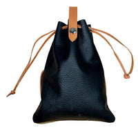 Hulara-Genuine Cowhide Leather Drawstring Shell Pouch Shotgun Ammo Storage Pouch Rifle Ammunition Am - 18