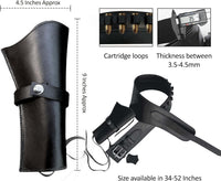 Hulara Genuine Leather Western Gun Belt Concealed Carry Gun Holster Belt for Men Women Cowboy Costume Revolver Holster Pistol Tactical Hoslter - 16