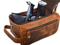 Hulara Travel Toiletry Bag, Unisex Water-Resistant Travel Kit, Portable Shaving & Cosmetics Organize - 5
