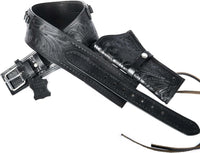 Hulara Genuine Leather Western Gun Belt Concealed Carry Gun Holster Belt for Men Women Cowboy Costume Revolver Holster Pistol Tactical Hoslter - 8