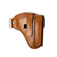 Hulara Full Grain Leather Revolver Carry Case – Durable Black Belt Cover for Safe Transport and Storage for Men Women Pistol Holsters, Gun Holders for Magzine, Colt Gun - 6