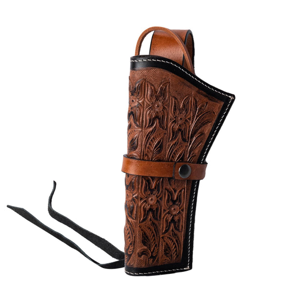 Hulara Leather Western Gun Holster Heritage Rough Rider .Colt SAA Ruger Wrangler Single Six Vaquero Uberti Cattleman Cowboy Holsters for 4.75" and 5.5" Barrel Revolvers Heritage Holster