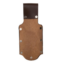 Hulara Beer Holder Full Grain Buff Leather Beer Holster Bottle Holster for Men Cowboy for Travel/Outdoor Beer Bottle Holder Belt Buckle - 4