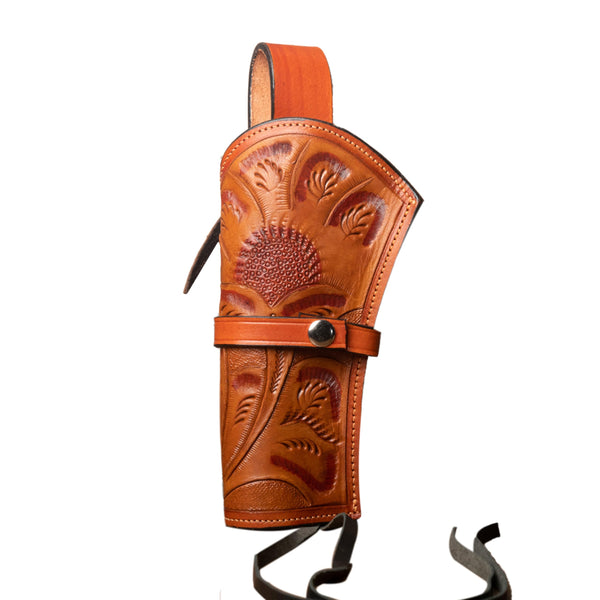 Hulara Leather Western Gun Holster Heritage Rough Rider .Colt SAA Wrangler Single Six Vaquero Uberti Cattleman Cowboy Holsters for 4.75" and 5.5" Barrel Revolvers