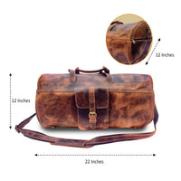 Hulara Full Grain Buff Leather Messenger Bag For Men And Women Shoulder Bags For Business|Travel|Office - 2