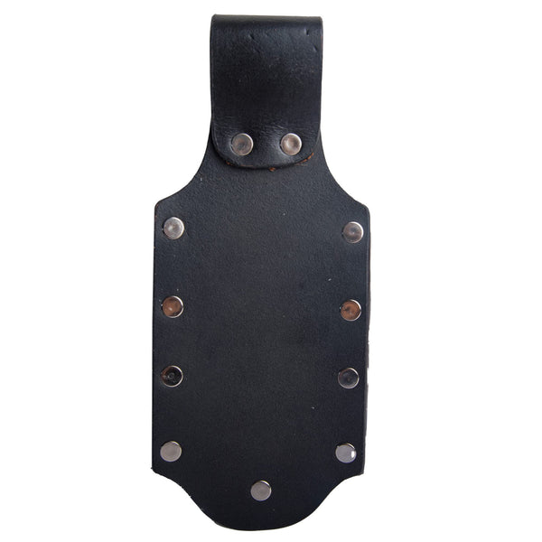 Hulara Full Grain Buff Leather Beer Holster Bottle Holder for Men Cowboy Travel/Outdoor Belt Buckle