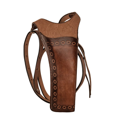 Hulara Leather Shoulder Carry Holster for Colt 22lr Heritage Rough Rider Shoulder Sling Holster Most fits Barrel 4.75 & 5.5 Inch
