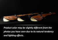 Hulara Genuine Handcraft Leather Rifle Case Western Scabbard fits 16 to 20 Inch Barrel Length Lever Action Rifle Shotgun Sheath Winchester Case for Wild Bunch Shooting - 7