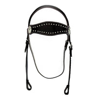 Hulara Top Grain Buff Leather Western Bridle and Breast Collar Set Tooled Headstall and Horse Breastcollar Western Tack Set Horse Breast Collar Western Bridle Sets Horse Headstall and Breast Collar - 2