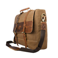 Hulara Genuine Leather Messenger Laptop Bags For Men And Women Shoulder Bags For Business | Travel | Office | Briefcase For Men |Crossbody Shoulder Bags - 7