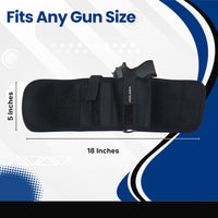 Hulara Ankle Holster for Deep Concealment Inside Boot Holster Fits Glock 43 26 19, Ruger LCP, SIG P365,P238, Springfield, Shield 9mm, Bodyguard 380 & Similar Models with Magazine Pouch - 2