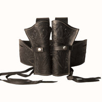 Hulara Genuine Leather Western Gun Belt Concealed Carry Gun Holster Belt for Men Women Cowboy Costume Revolver Holster Pistol Tactical Hoslter - 7